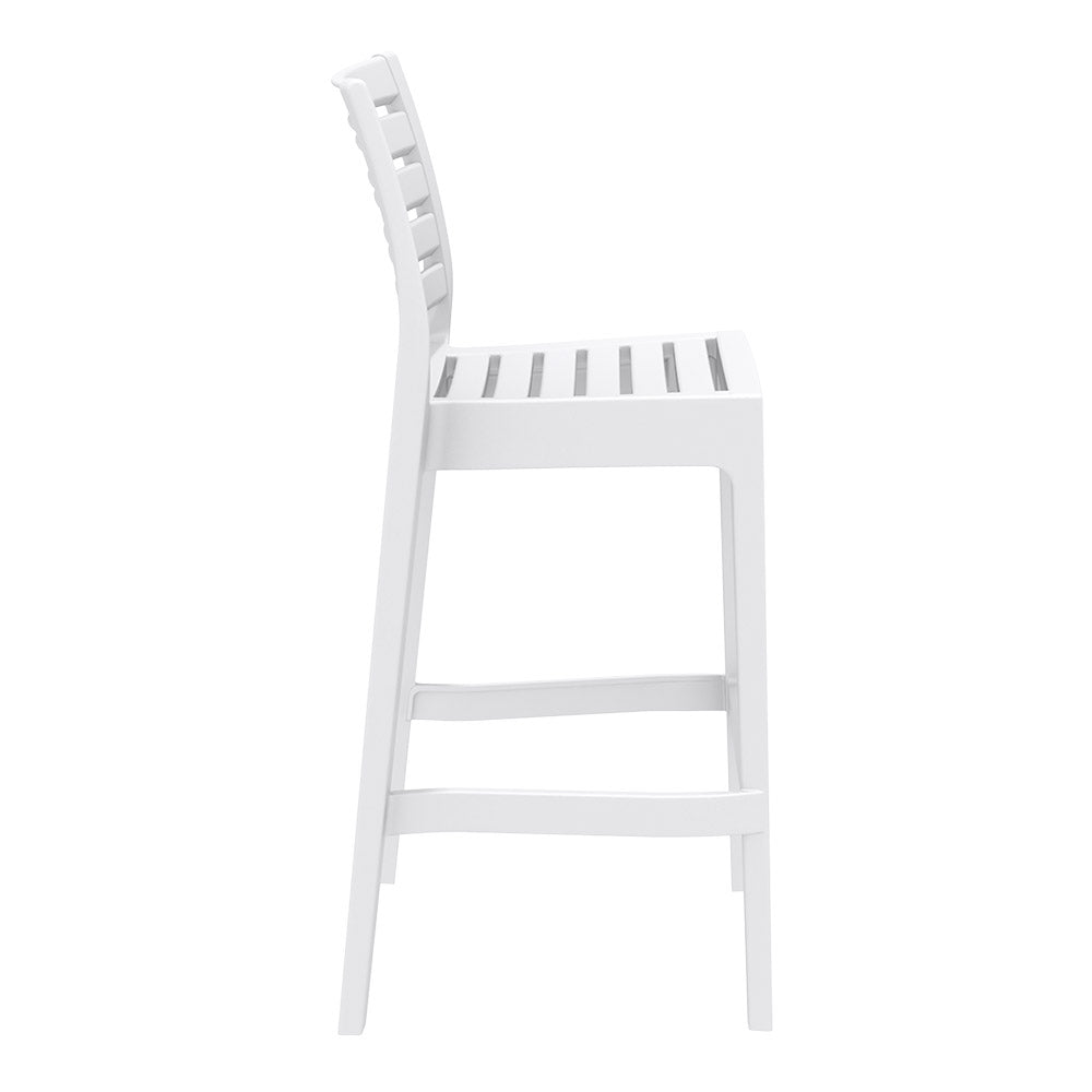 Noosa Outdoor Barstool - White
