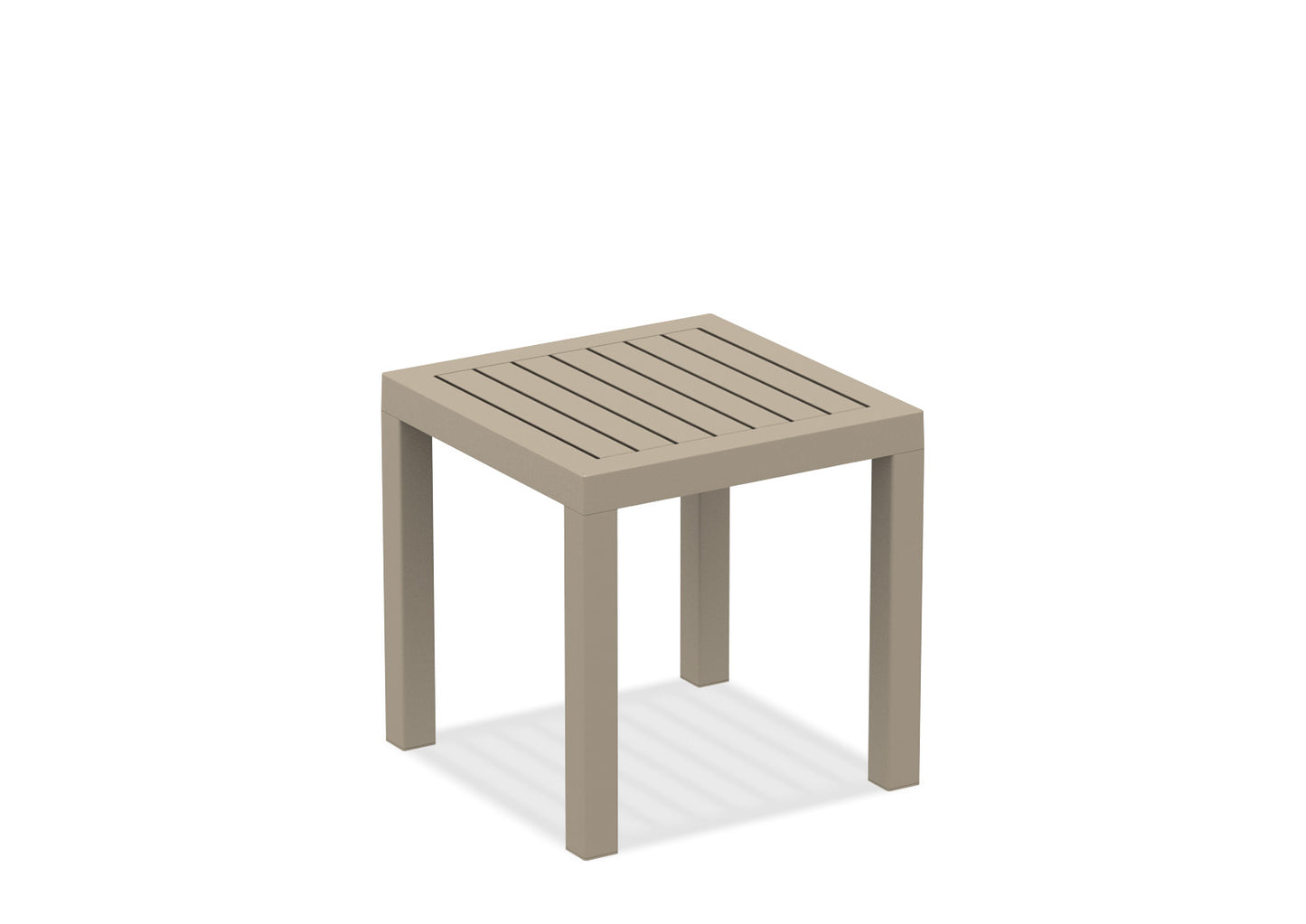 Noosa Outdoor End Table - Latte