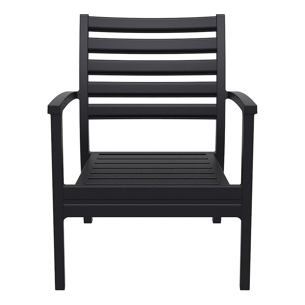 Noosa Outdoor Lounge Armchair - Black