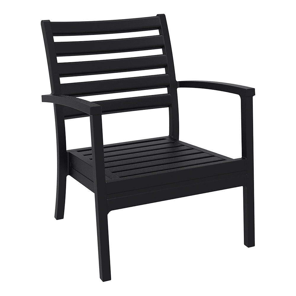 Noosa Outdoor Lounge Armchair - Black