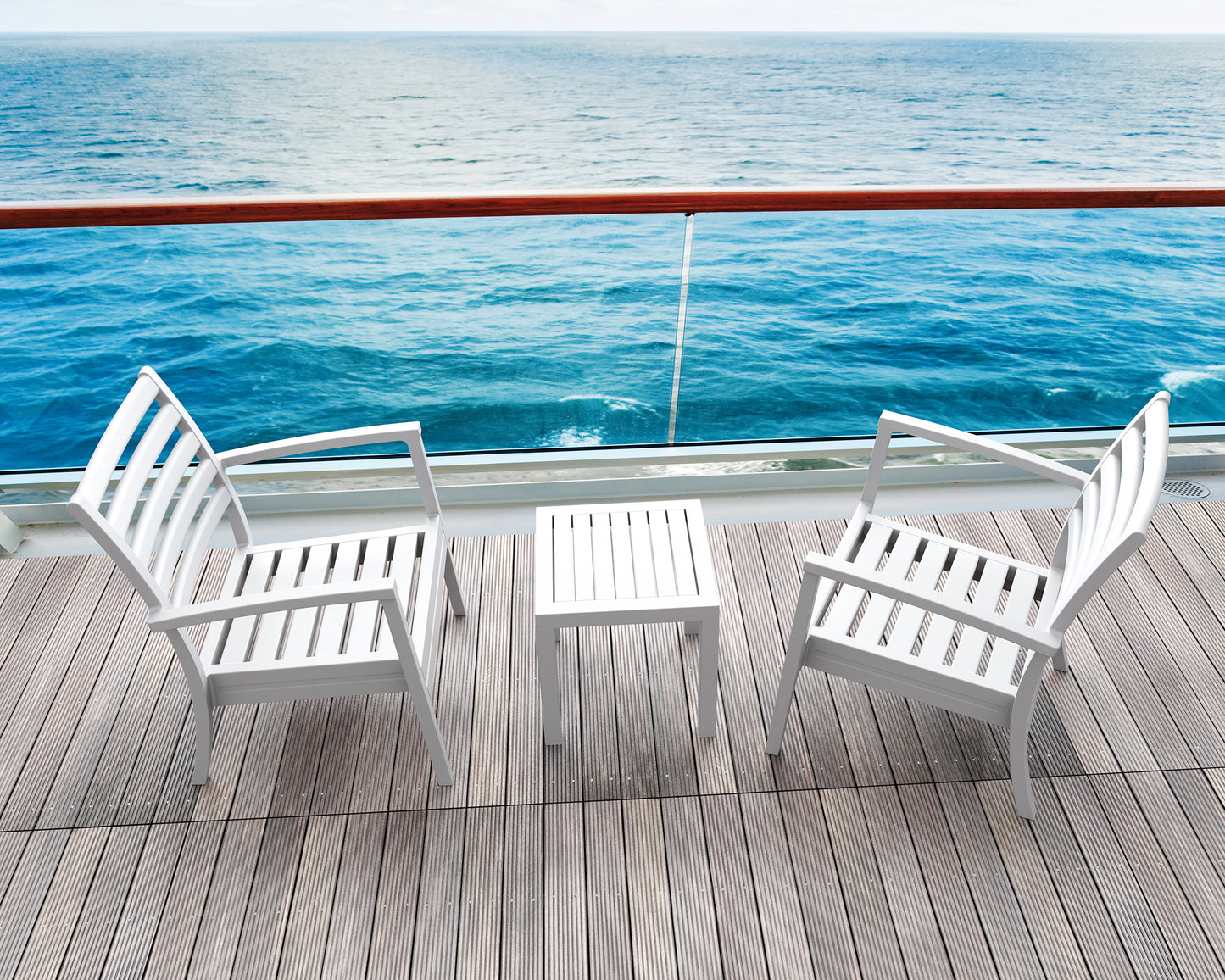 Noosa Outdoor Lounge Armchair - White