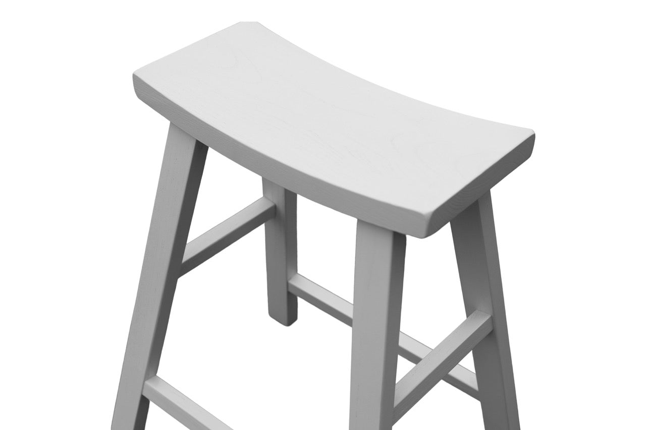 Parisienne Kitchen Stool - White
