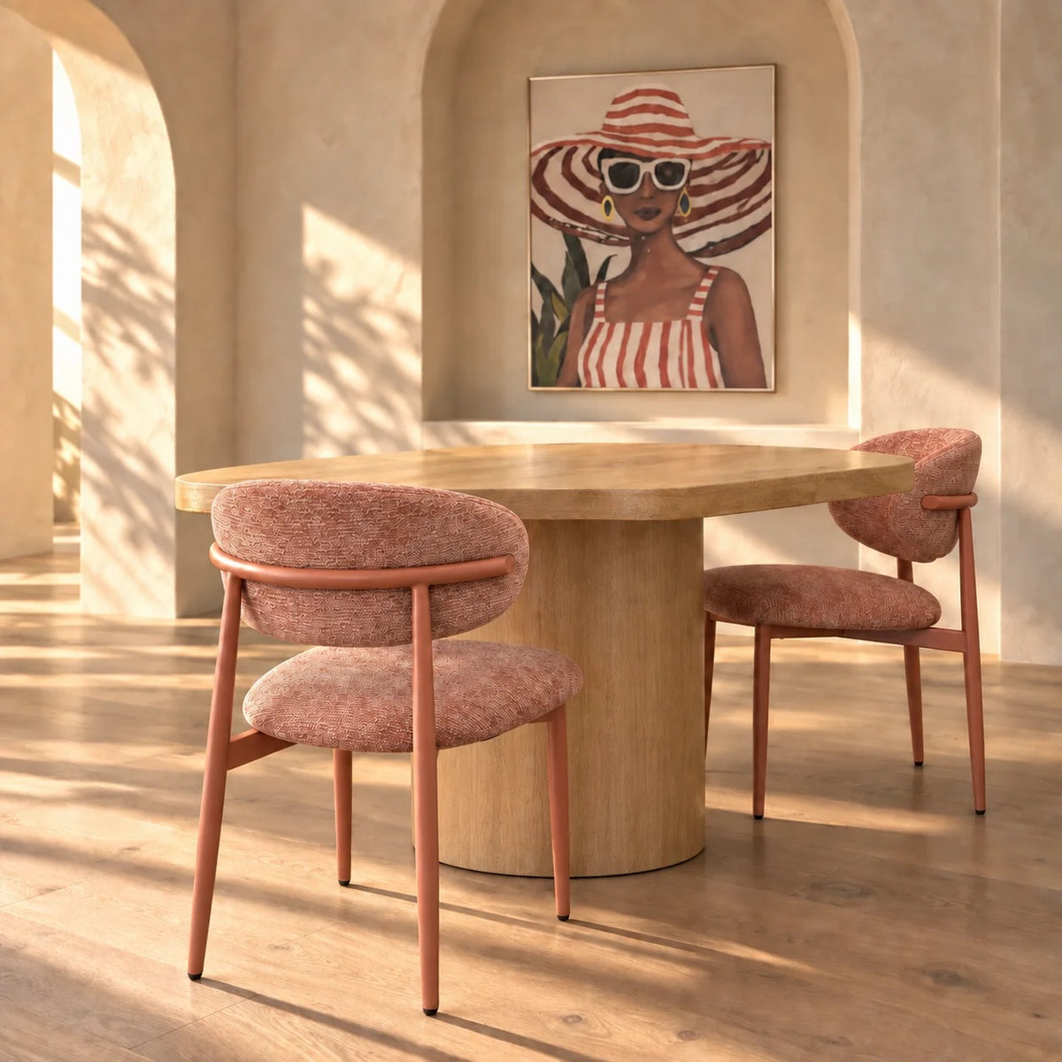 Pebble Chair - Terracotta