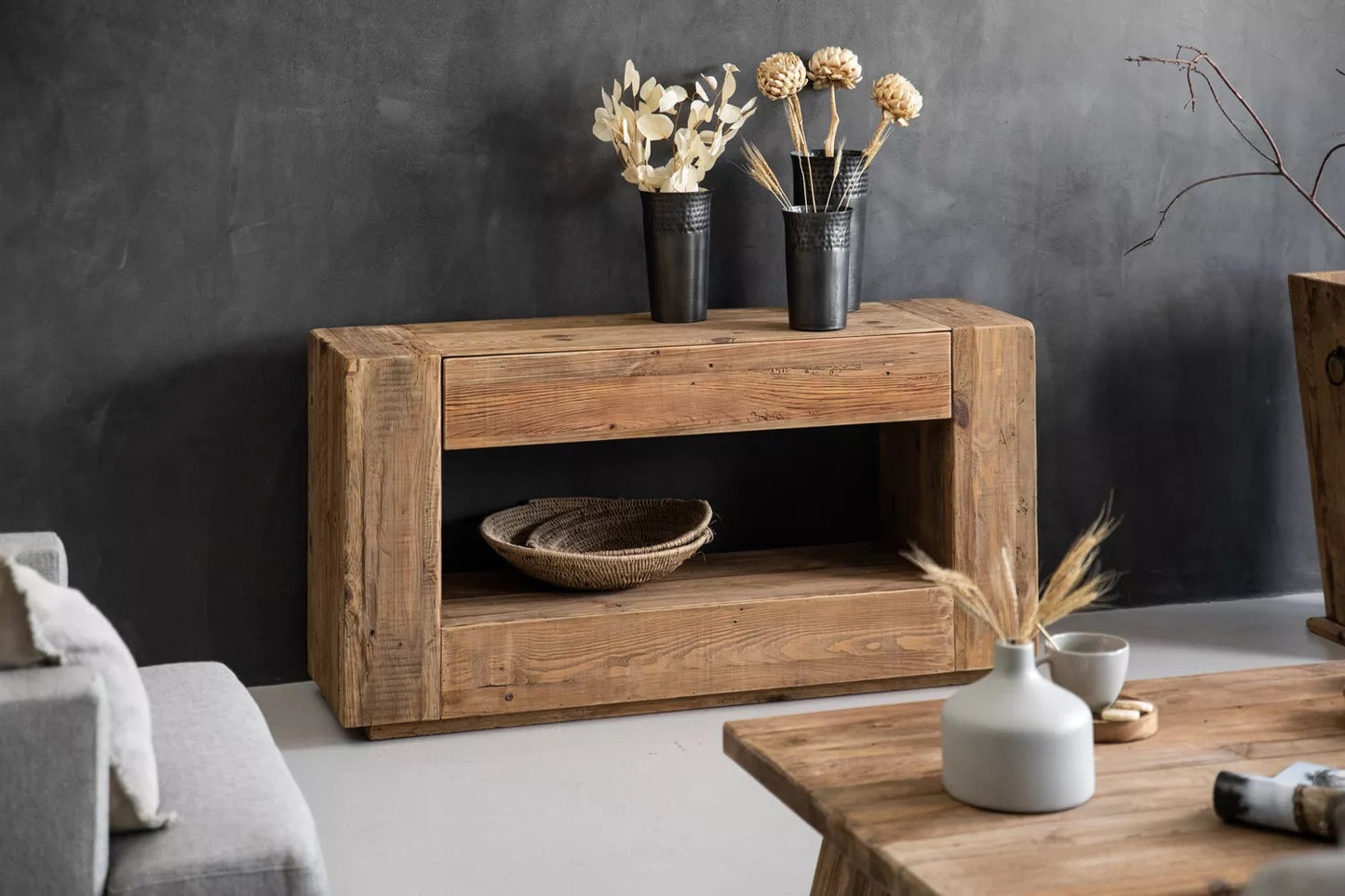 Plantation Console Table - Cubic (1400mm)