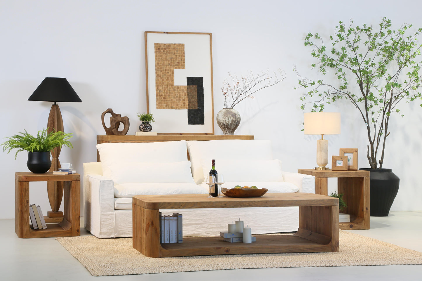 Plantation End Table - Curve