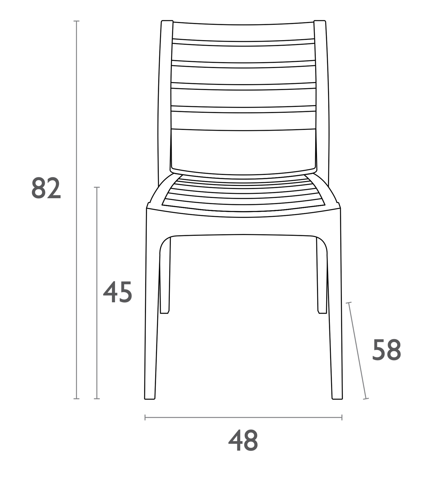 Noosa Outdoor Chair - Latte