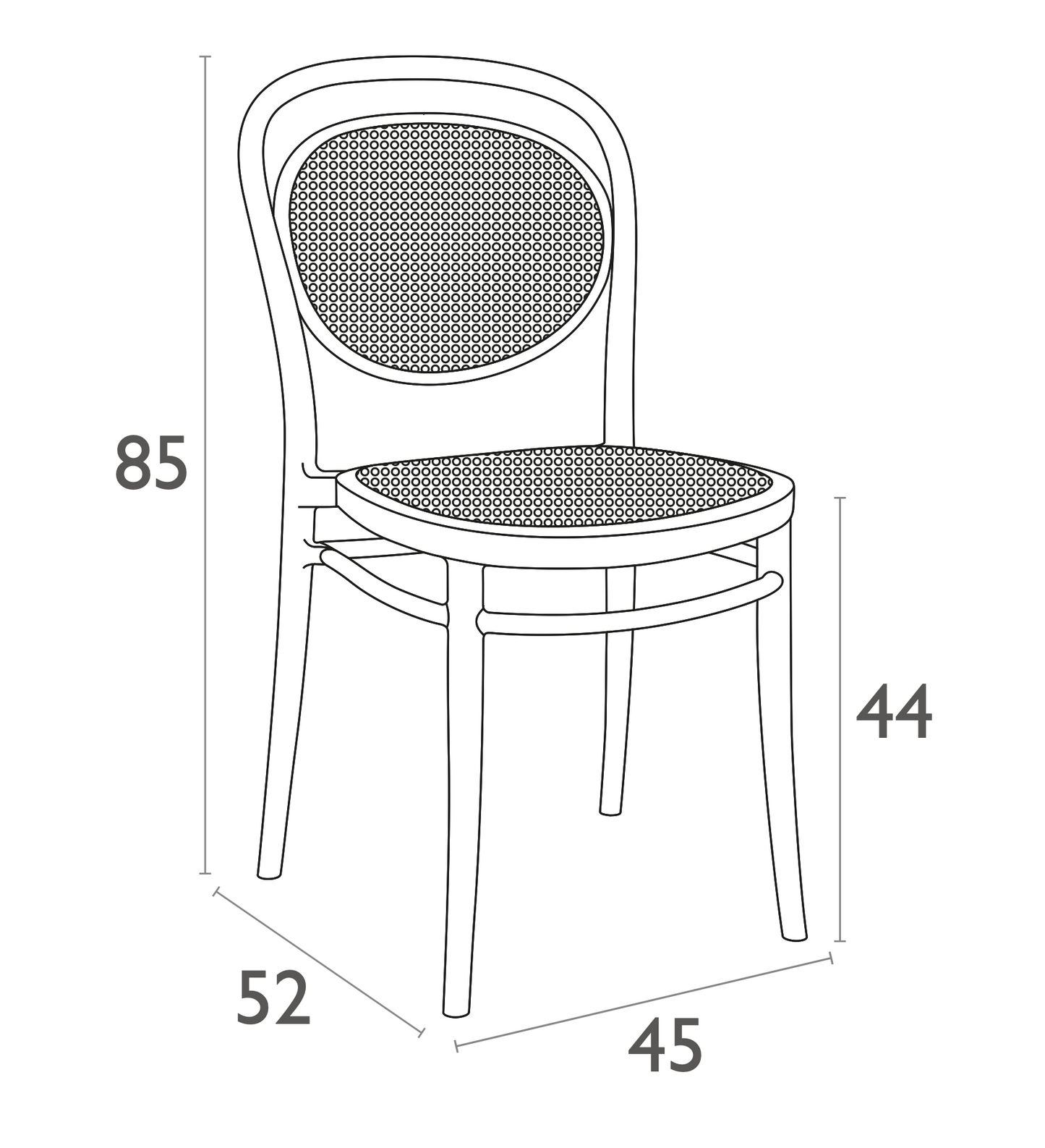 Burleigh Outdoor Chair - Latte