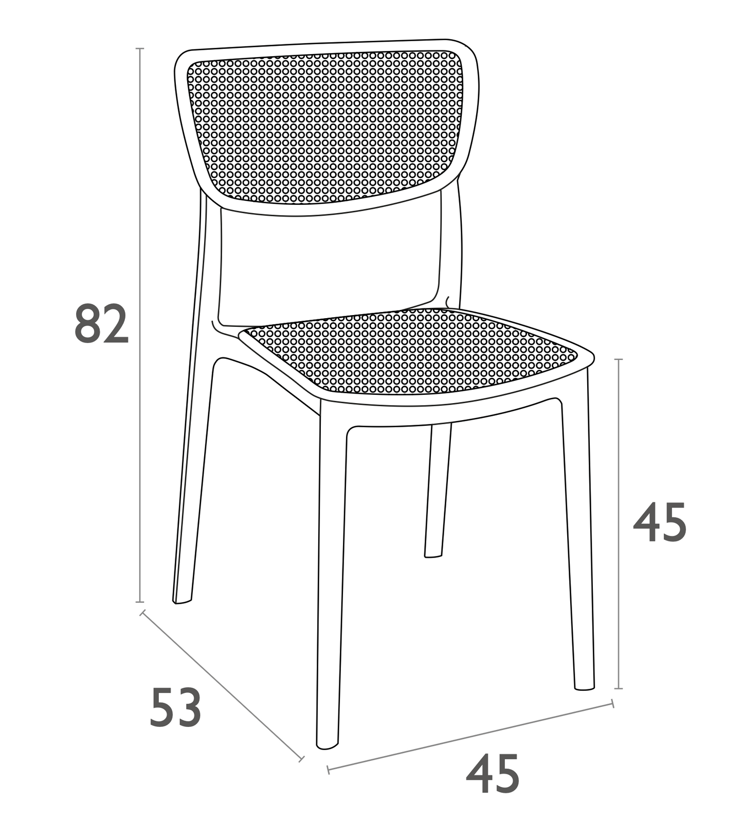 Whitehaven Outdoor Chair - White