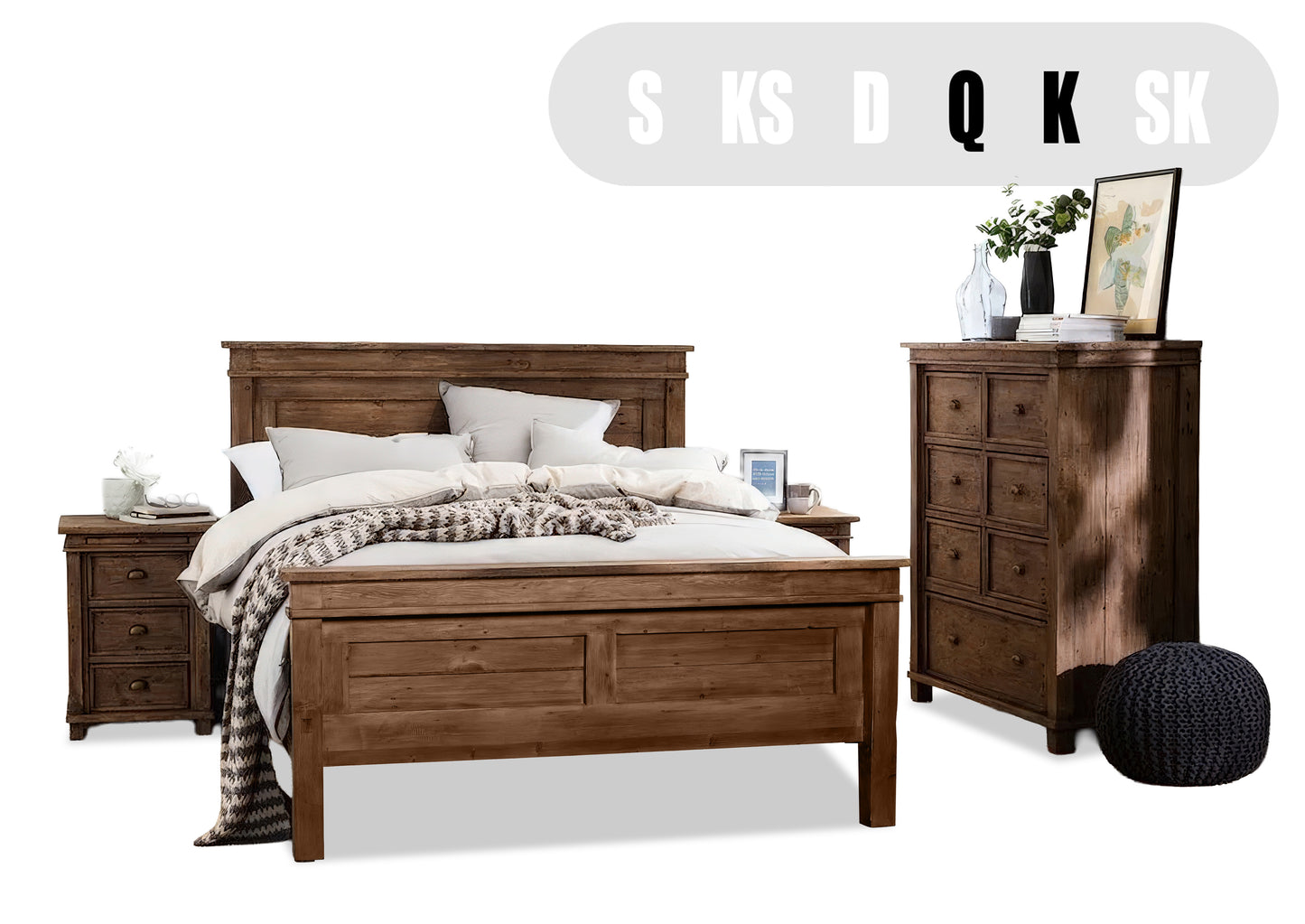 Settler Bedroom Set (4 Piece)