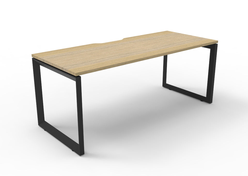 Studio Desk - Oak & Black