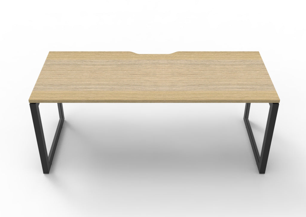 Studio Desk - Oak & Black