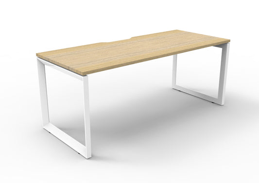 Studio Desk - Oak & White