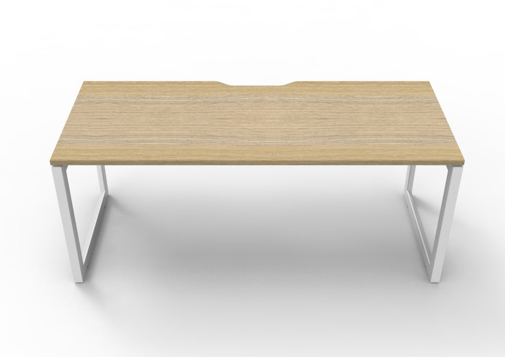 Studio Desk - Oak & White