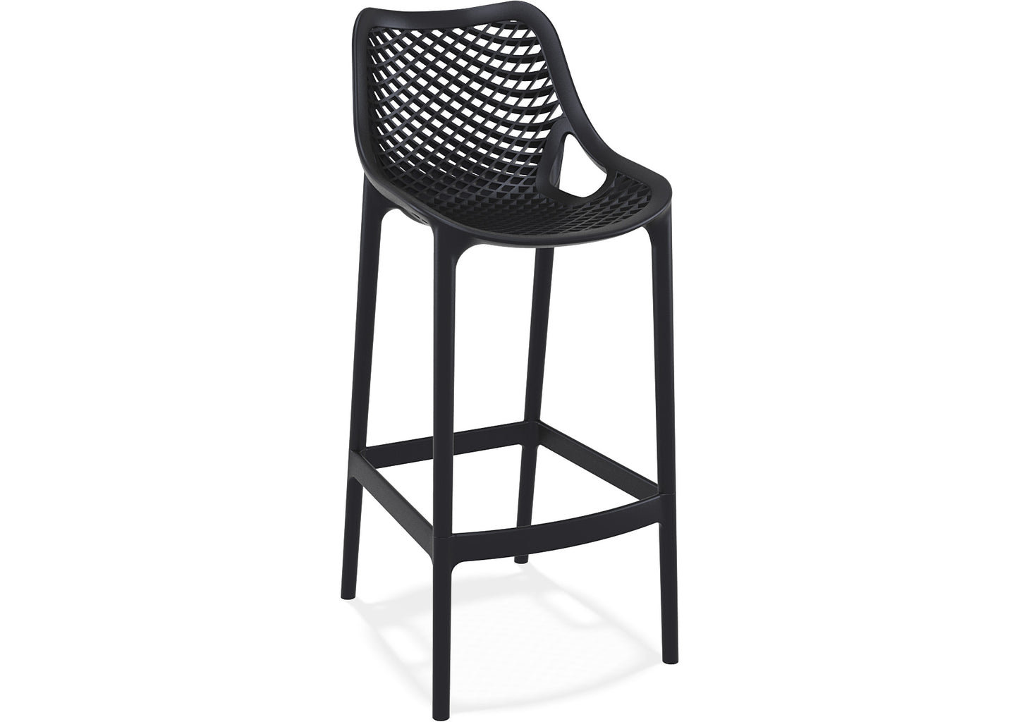 Tangalooma Outdoor Barstool - Black