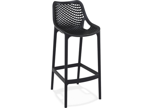 Tangalooma Outdoor Barstool - Black