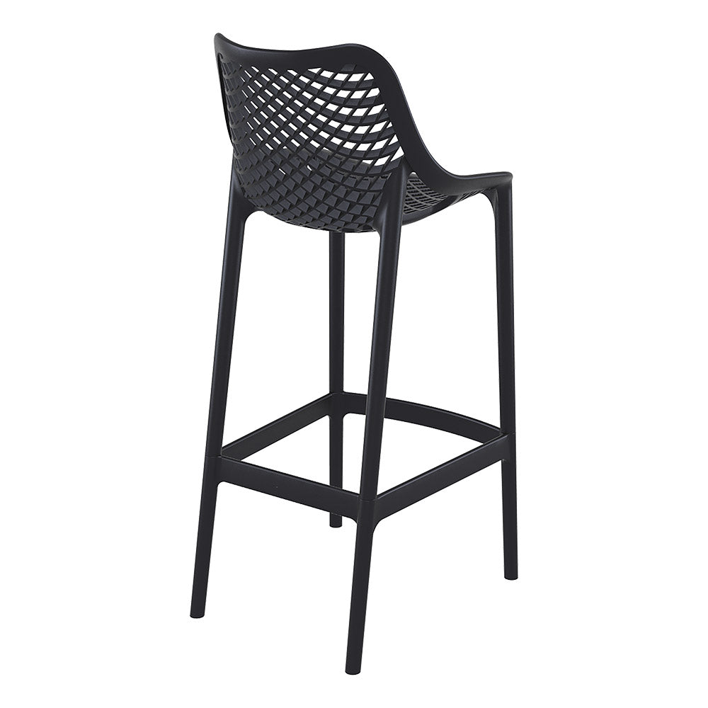 Tangalooma Outdoor Barstool - Black