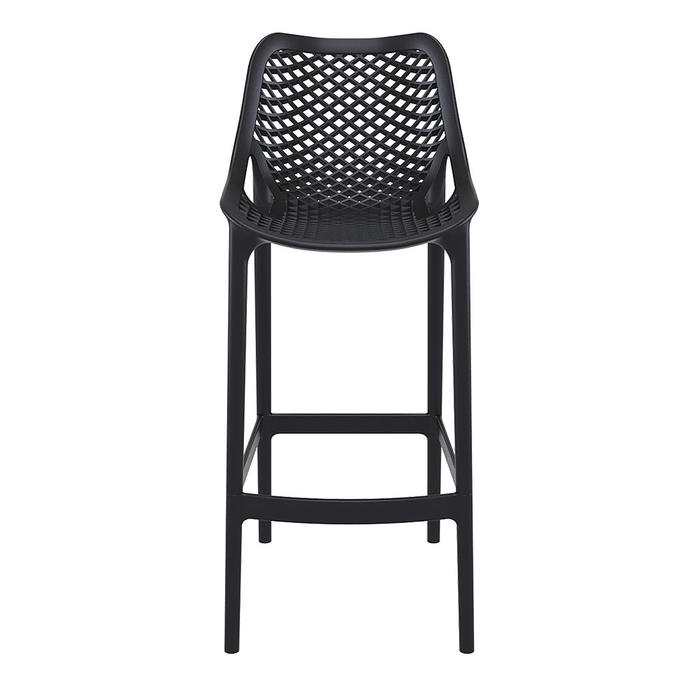 Tangalooma Outdoor Barstool - Black
