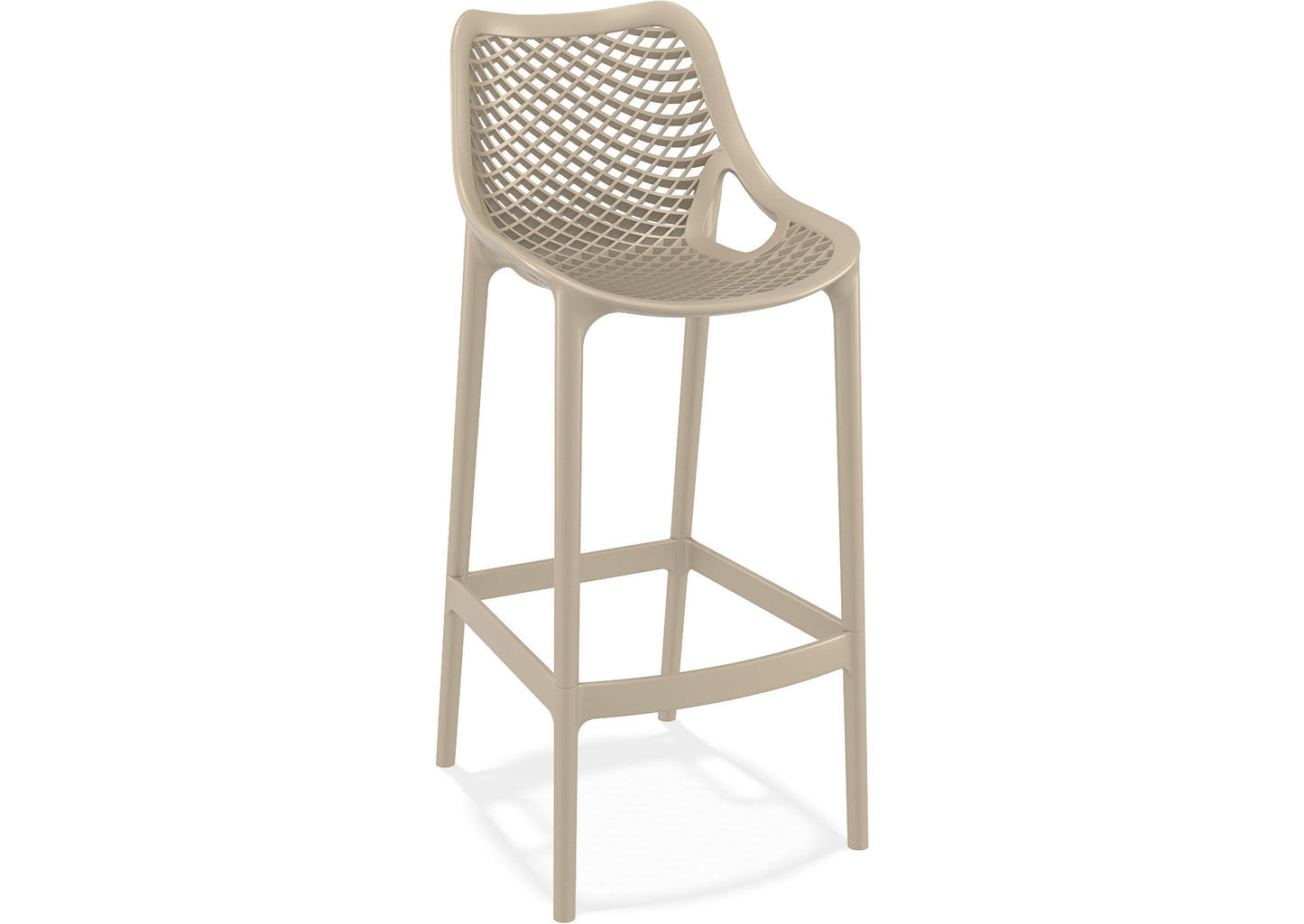 Tangalooma Outdoor Barstool - Latte