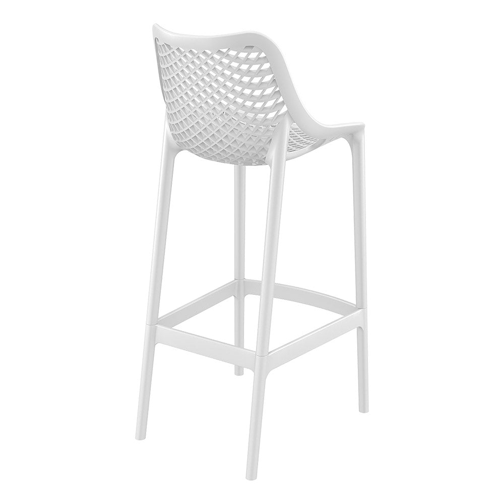 Tangalooma Outdoor Barstool - White