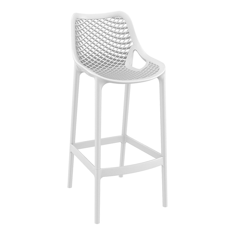 Tangalooma Outdoor Barstool - White