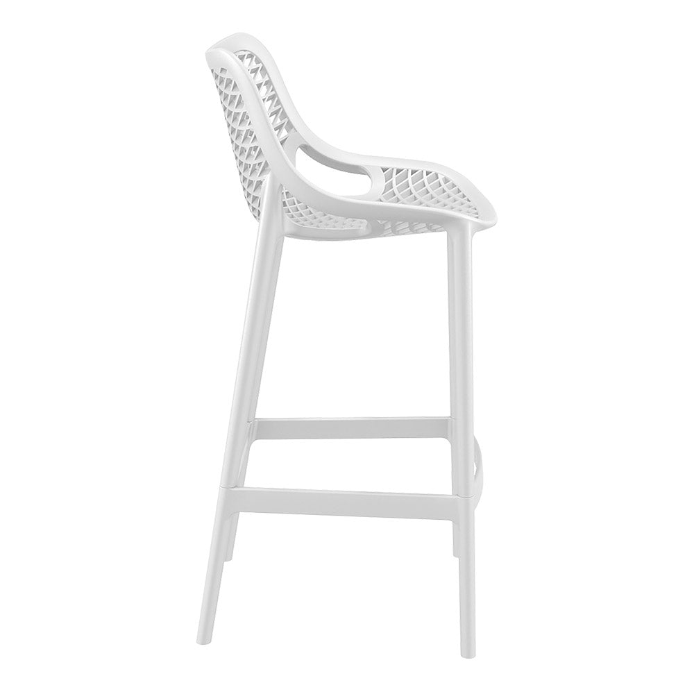 Tangalooma Outdoor Barstool - White