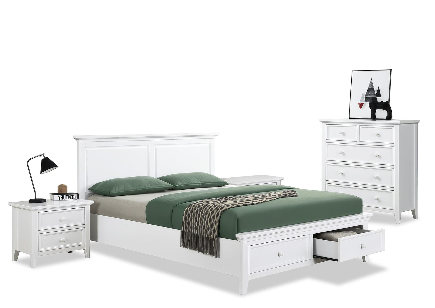 Vermont Bedroom Set (4 Piece)