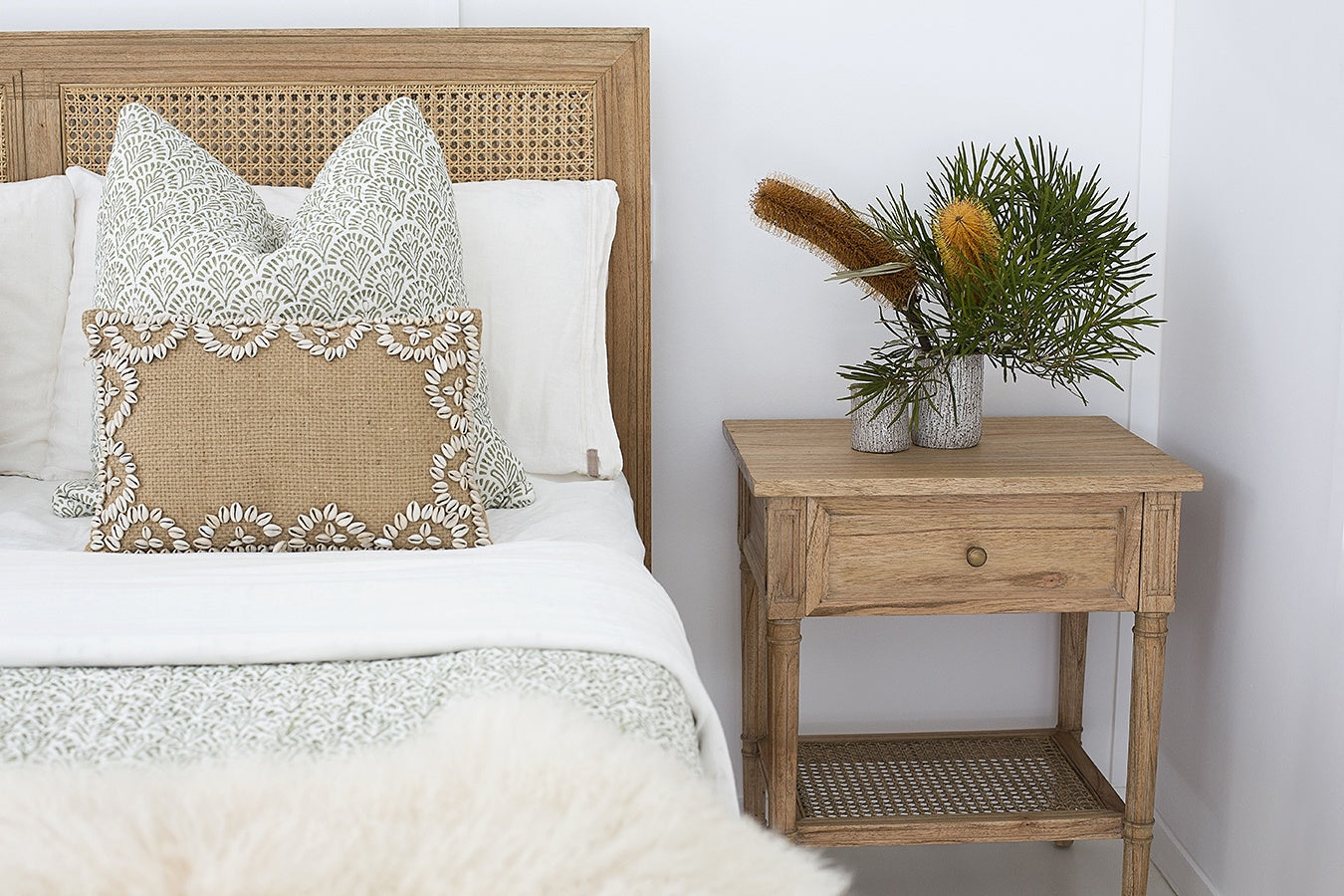 Walton Bedside Table - 1 Drawer