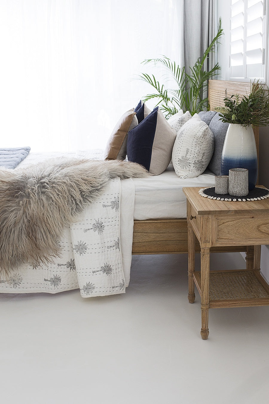 Walton Bedside Table - 1 Drawer