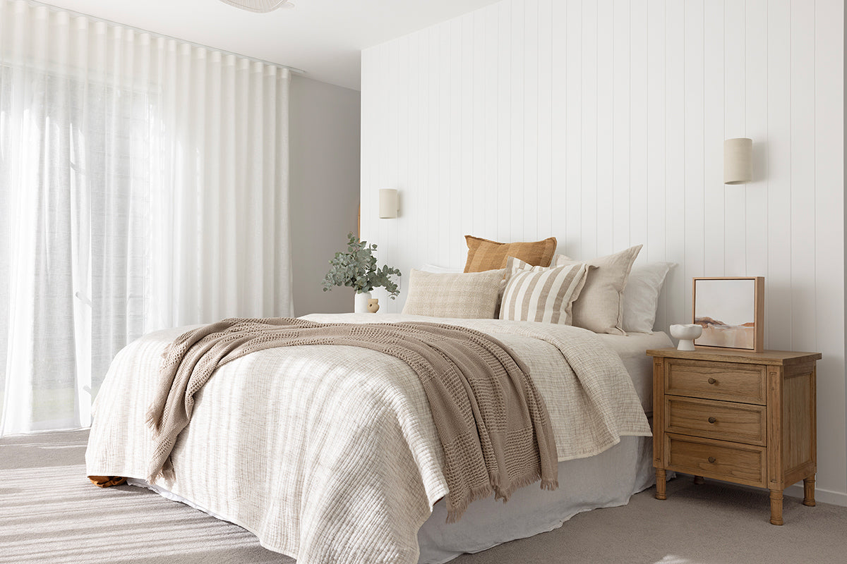 Walton Bedside Table - 3 Drawer