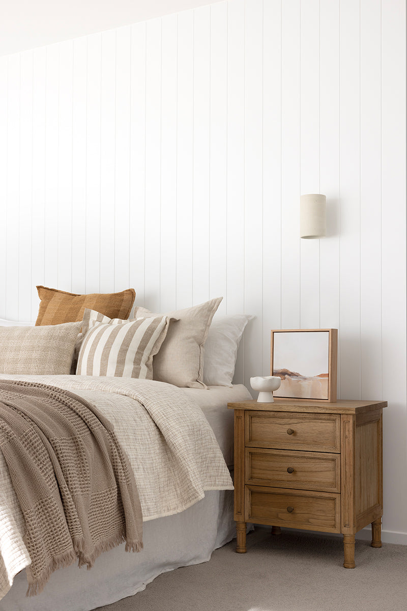 Walton Bedside Table - 3 Drawer