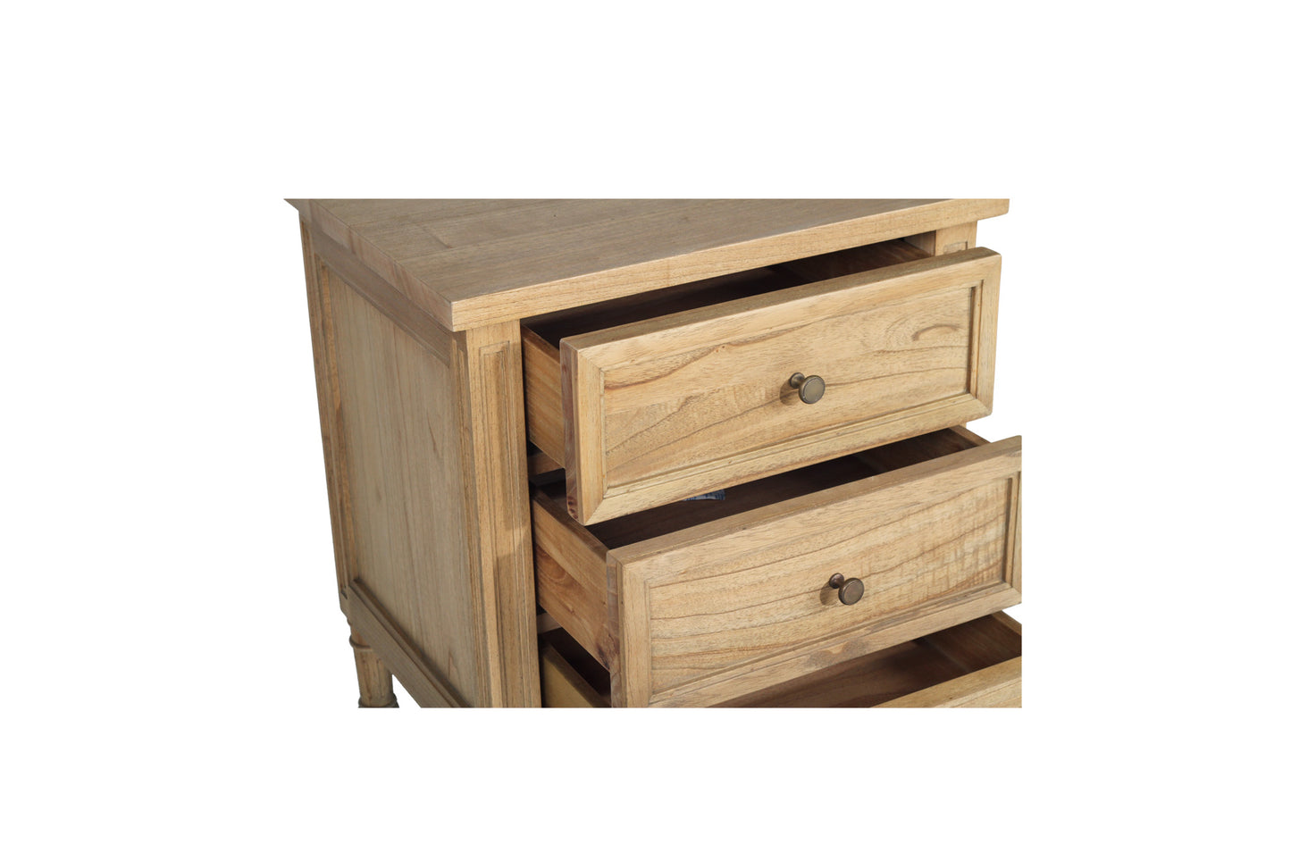 Walton Bedside Table - 3 Drawer