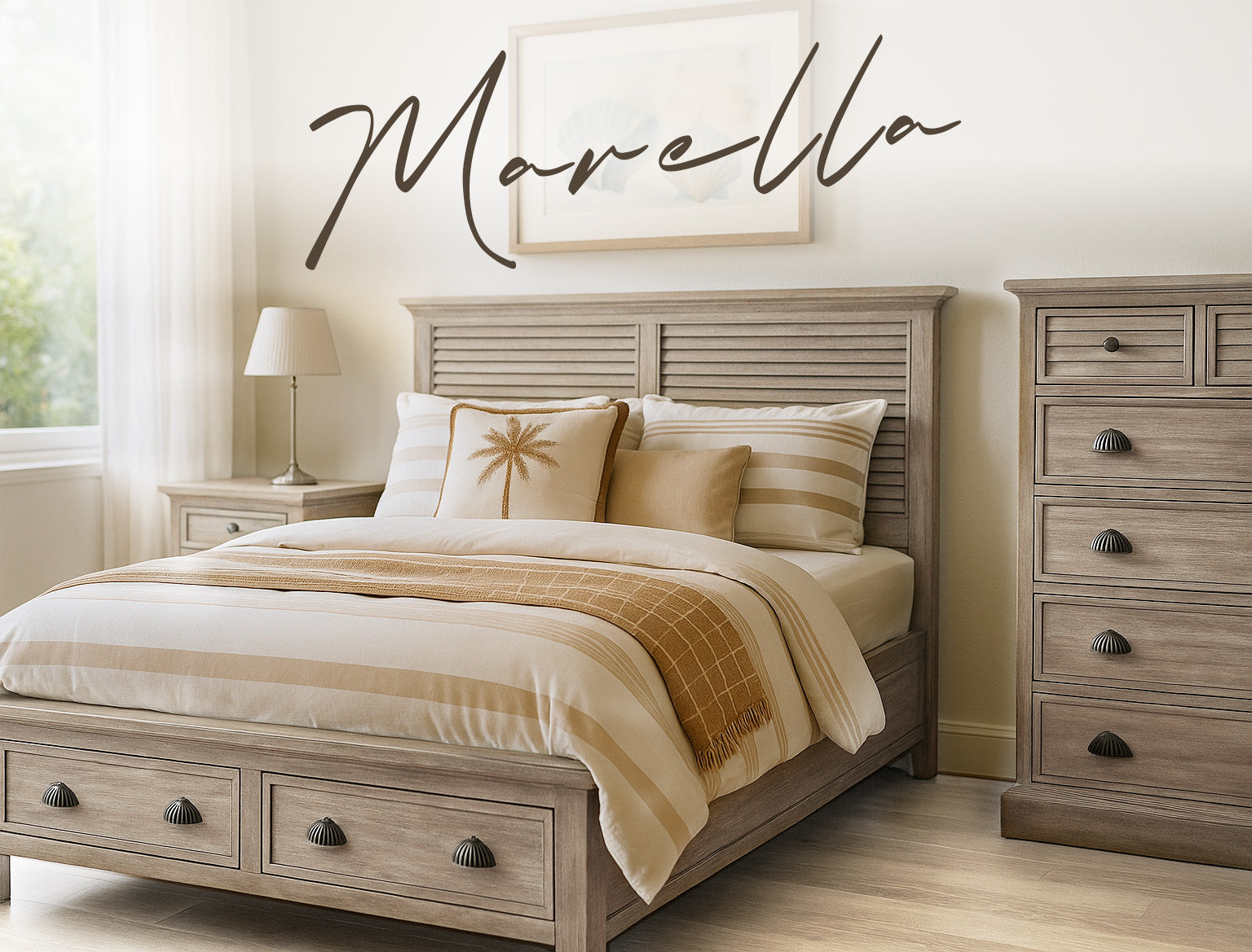 Marella Coastal Bedroom Range, Brisbane Furniture