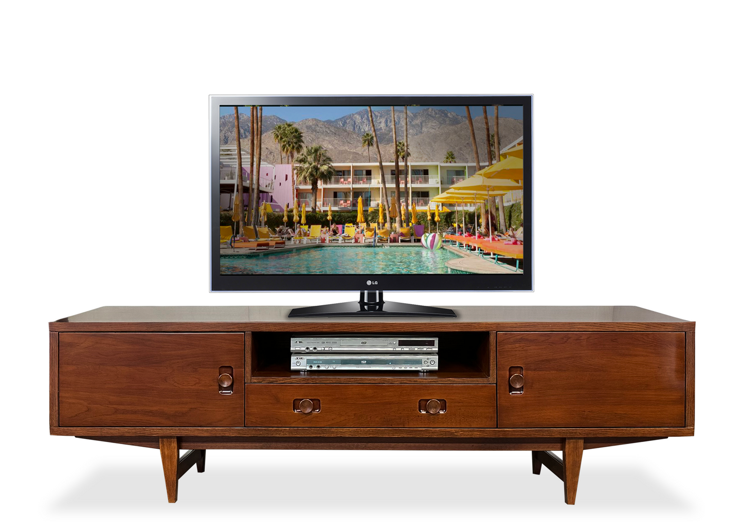 Verge Entertainment Unit (1800mm) - Walnut