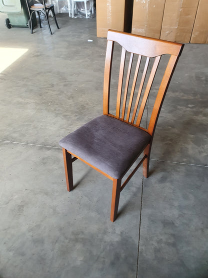 Factory Second - Lodge Slat Back Upholstered Chair (Single)