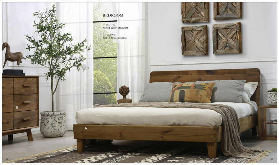 Plantation Bedroom Set - Low (4 Piece)