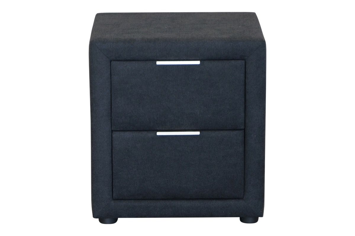 Dusk Bedside Table - Charcoal