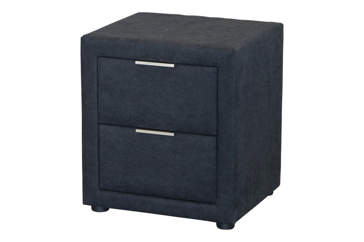 Dusk Bedside Table - Charcoal