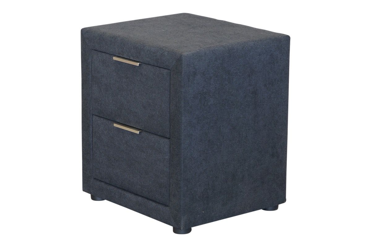 Dusk Bedside Table - Charcoal