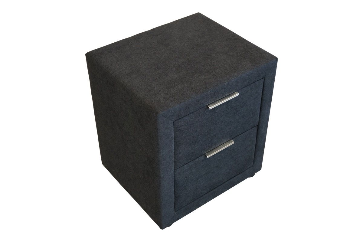 Dusk Bedside Table - Charcoal
