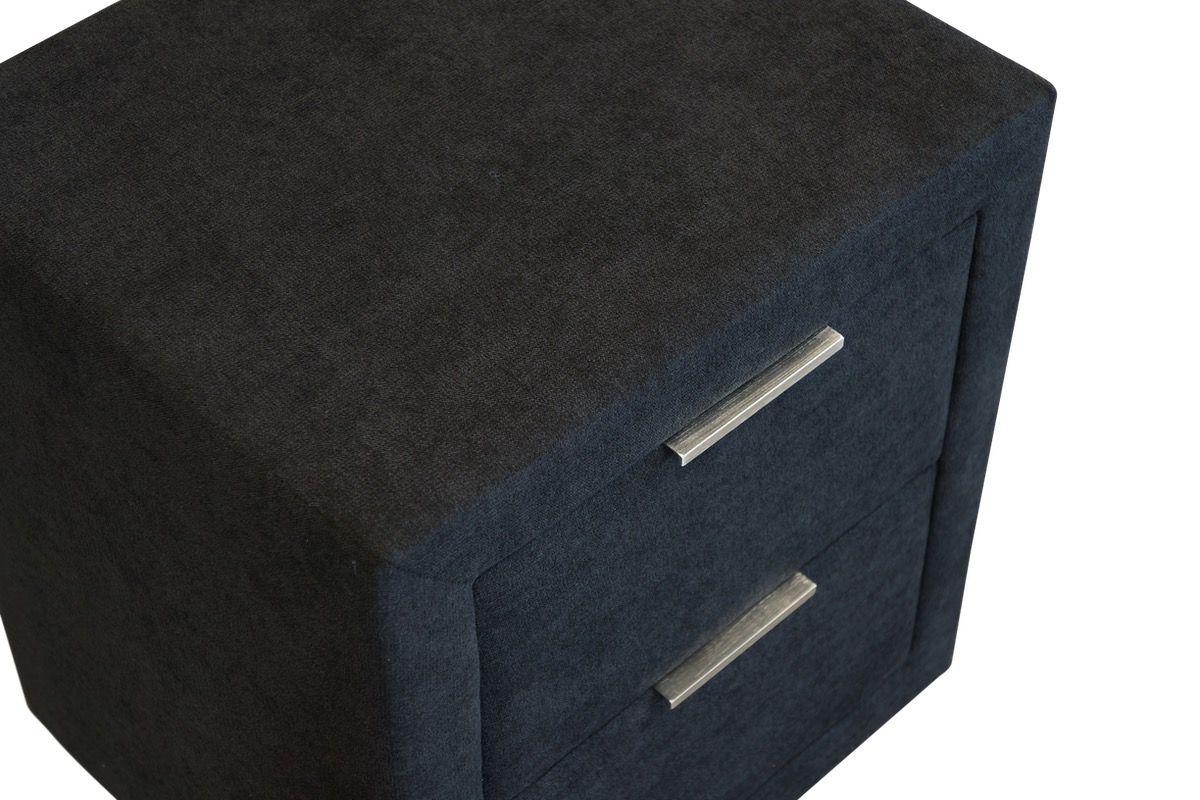 Dusk Bedside Table - Charcoal