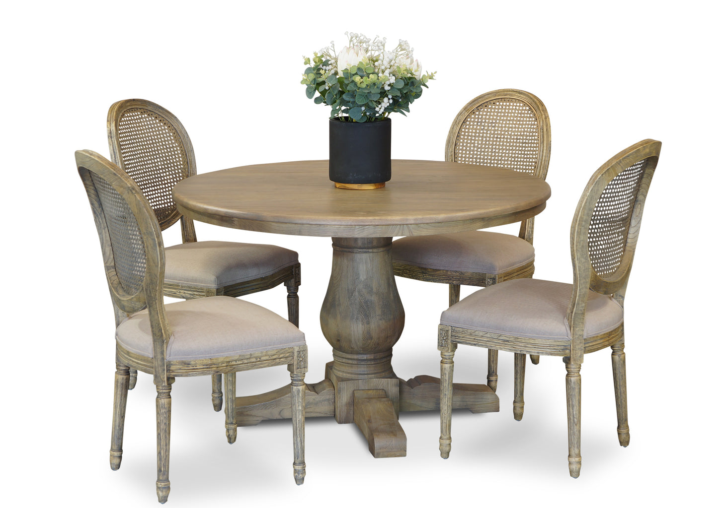 Motif Chair (Cane Back) - Antique
