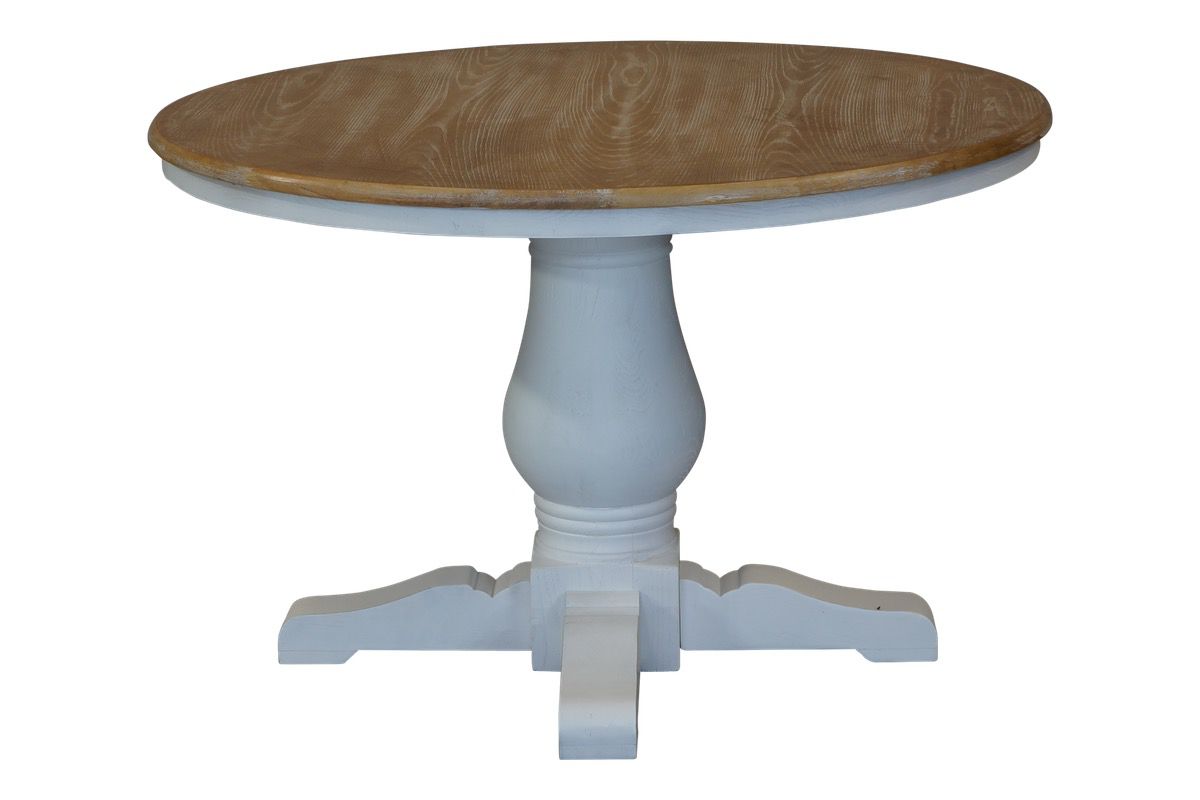 Parisienne Dining Table - White & Oak (1200mm)
