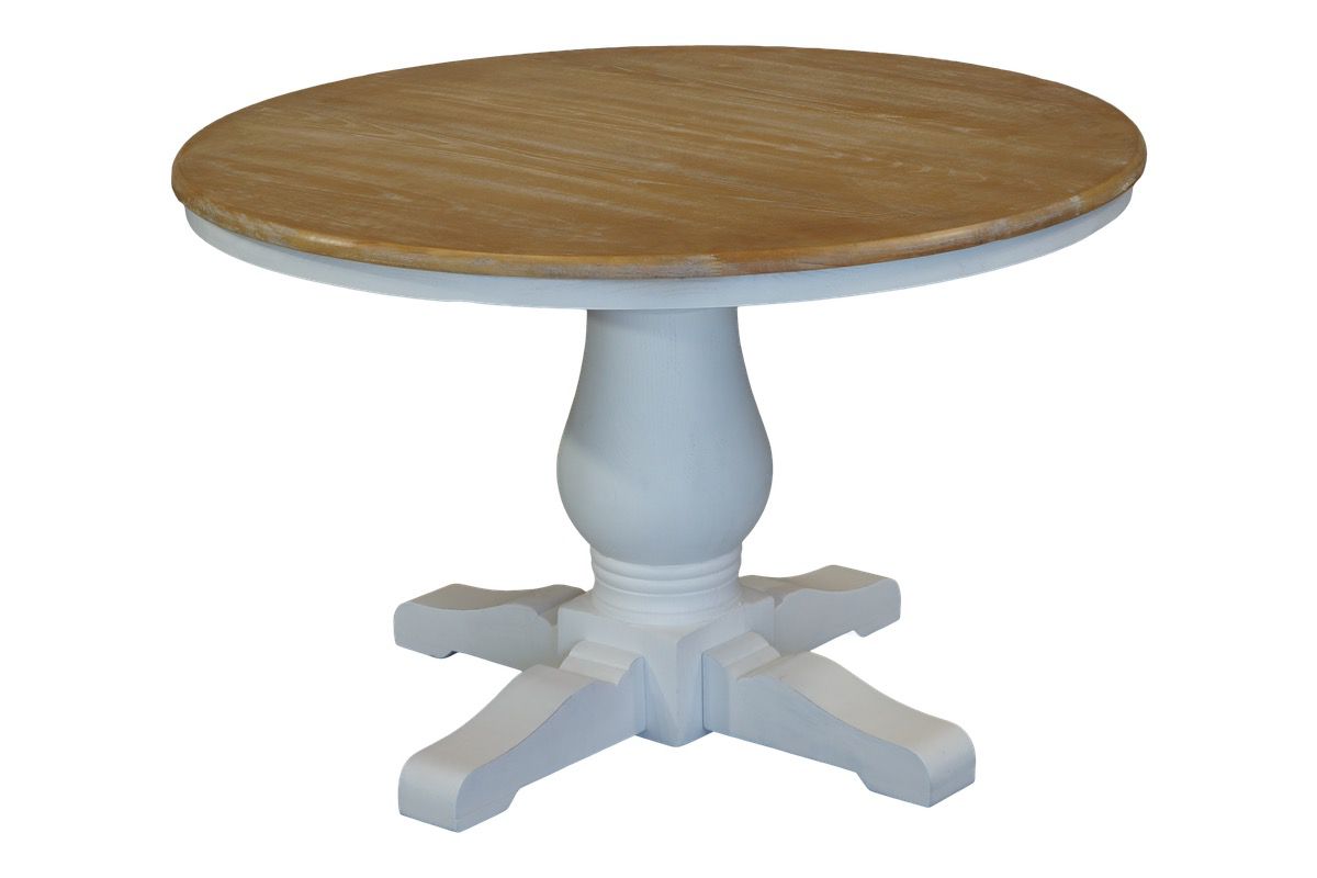 Parisienne Dining Table - White & Oak (1200mm)
