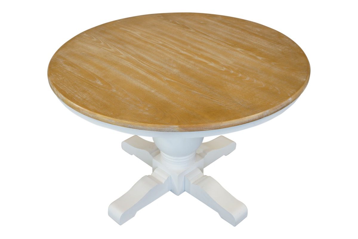 Parisienne Dining Table - White & Oak (1200mm)