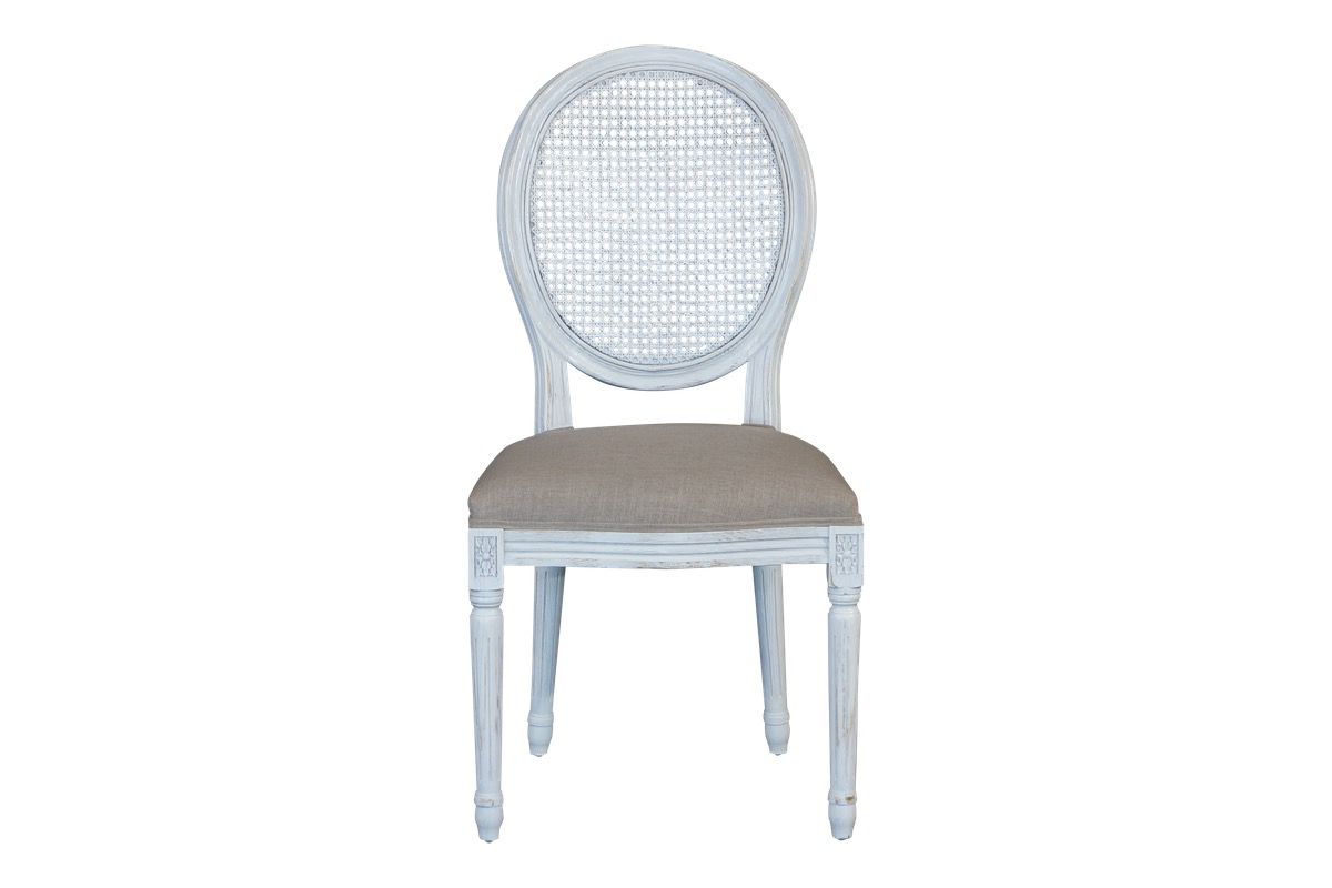 Motif Chair (Cane Back) - White