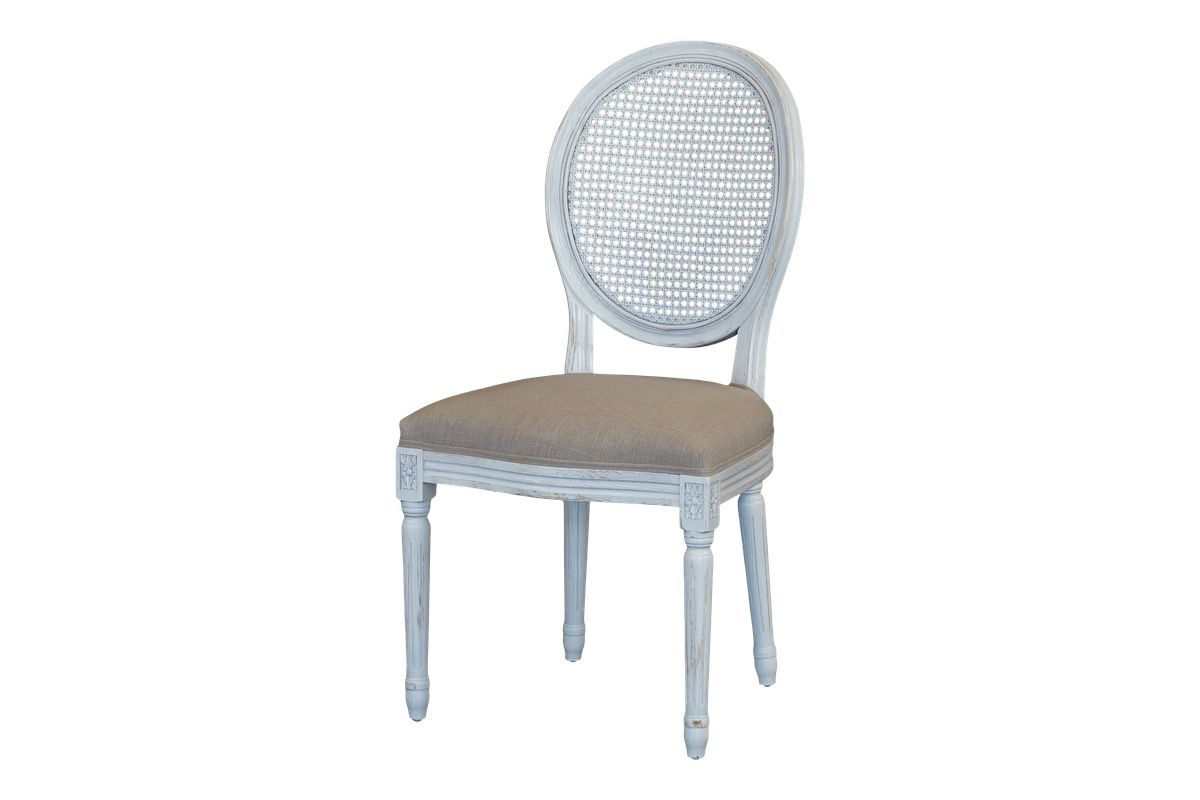 Motif Chair (Cane Back) - White