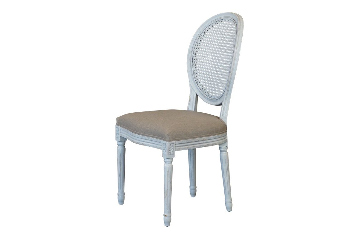 Motif Chair (Cane Back) - White