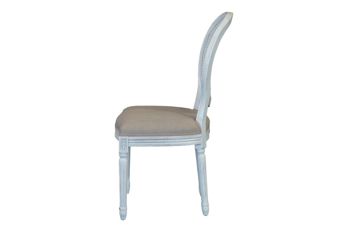 Motif Chair (Cane Back) - White