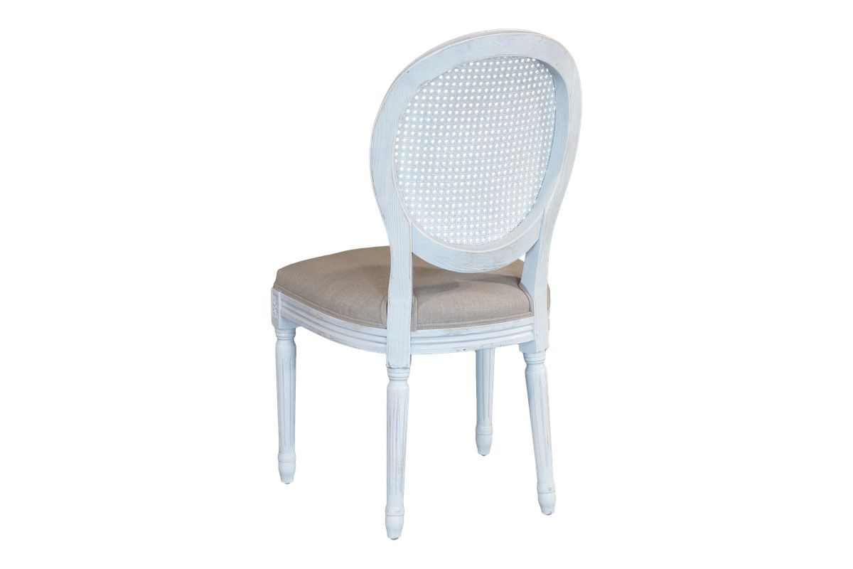 Motif Chair (Cane Back) - White