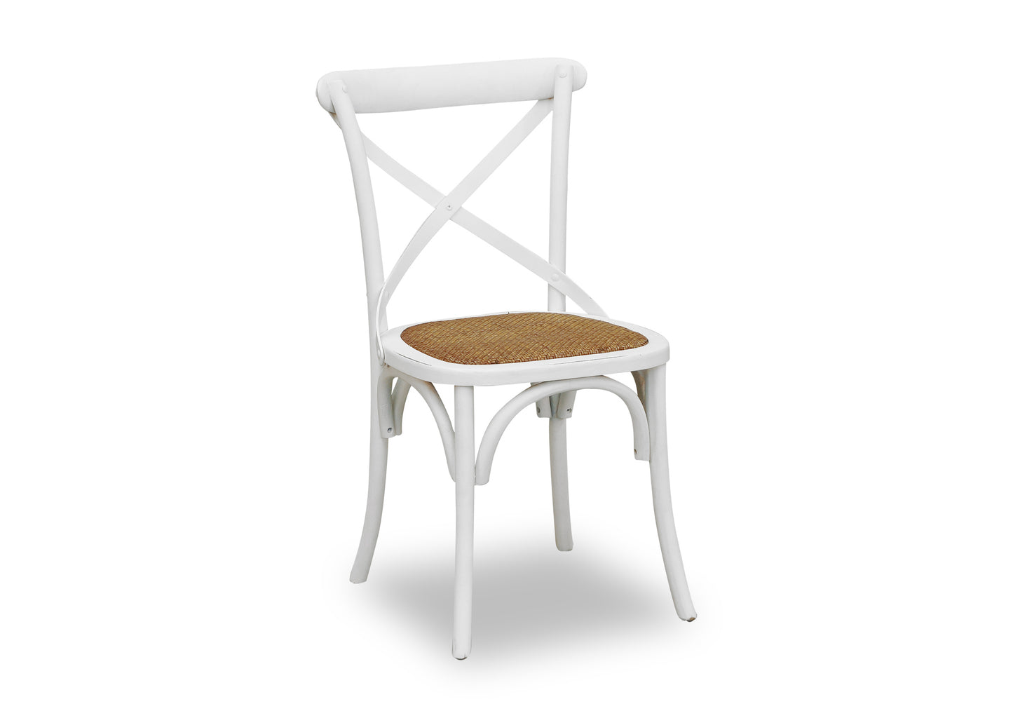 Parisienne White/Oak & Cross Back Dining Suite (1500mm)